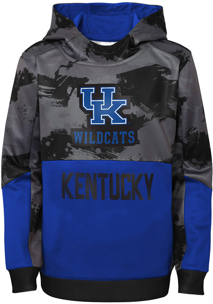 Kentucky Wildcats Youth Blue Covert Long Sleeve Hoodie