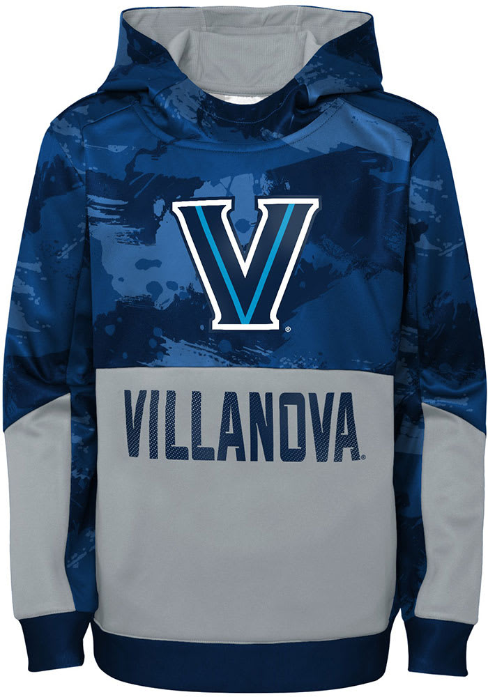 Villanova Wildcats Youth Navy Blue Covert Long Sleeve Hoodie