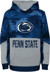 Penn State Nittany Lions Boys Navy Blue Covert Long Sleeve Hooded Sweatshirt