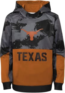 Texas Longhorns Boys Burnt Orange Covert Long Sleeve Hooded Sweatshirt