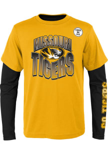 Missouri Tigers Youth Black Game Day 3-In-1 Long Sleeve T-Shirt