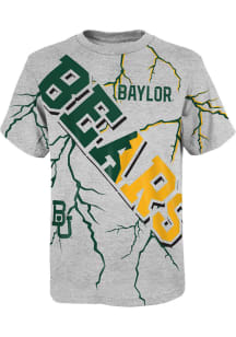 Baylor Bears Youth Grey Highlights Short Sleeve T-Shirt