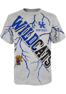 Kentucky Wildcats Youth Grey Highlights Short Sleeve T-Shirt