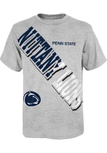 Penn State Nittany Lions Boys Grey Highlights Short Sleeve T-Shirt