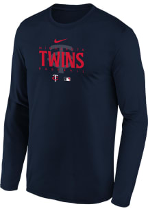 Nike Minnesota Twins Youth Navy Blue Legend Team Issue Long Sleeve T-Shirt