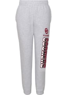 Oklahoma Sooners Youth Grey Game Time Sweatpants