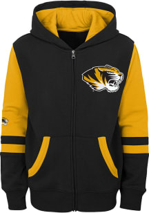 Missouri Tigers Youth Black Stadium Long Sleeve Full Zip Jacket