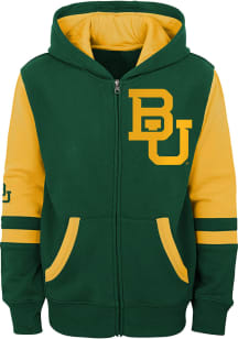 Baylor Bears Youth Green Stadium Long Sleeve Full Zip Jacket