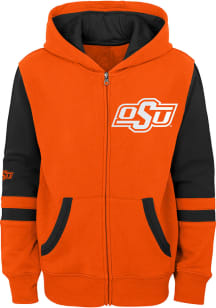 Oklahoma State Cowboys Youth Orange Stadium Long Sleeve Full Zip Jacket