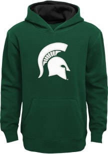 Michigan State Spartans Boys Green Prime Long Sleeve Hooded Sweatshirt
