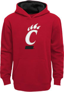 Cincinnati Bearcats Boys Red Prime Long Sleeve Hooded Sweatshirt