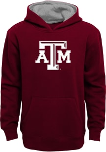 Texas A&amp;M Aggies Boys Maroon Prime Long Sleeve Hooded Sweatshirt
