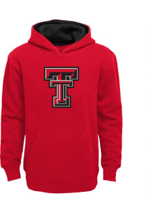 Texas Tech Red Raiders Boys Red Prime Long Sleeve Hooded Sweatshirt