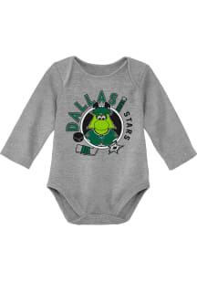 Dallas Stars Baby Grey Ready to Play Long Sleeve One Piece