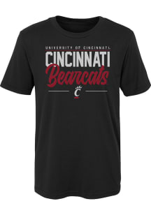 Cincinnati Bearcats Boys Black Institutions Slogan Short Sleeve T-Shirt