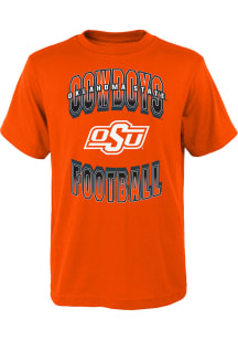 Oklahoma State Cowboys Youth Orange Forward Progress Short Sleeve T-Shirt