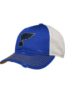 St Louis Blues Blue Unstructured Slouch Trucker Youth Adjustable Hat