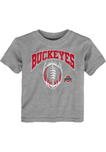 Ohio State Buckeyes Toddler Grey Trick Play Short Sleeve T-Shirt
