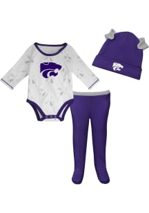 K-State Wildcats Infant Purple Dream Team Set Top and Bottom