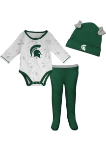 Michigan State Spartans Infant Green Dream Team Set Top and Bottom