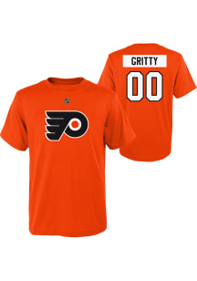 Gritty Philadelphia Flyers Youth Orange Flat Third NN Player Tee