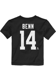 Jamie Benn Dallas Stars Toddler Black Flat Third NN Short Sleeve Player T Shirt