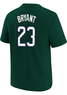 Kris Bryant Colorado Rockies Youth Green Fuse City Connect Player Tee
