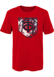 Minnesota Twins Boys Red Home Field Short Sleeve T-Shirt