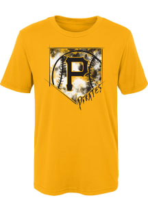 Pittsburgh Pirates Boys Gold Home Field Short Sleeve T-Shirt