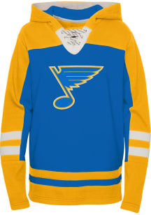 St Louis Blues Youth Blue Ageless Revisited 3rd Long Sleeve Hoodie