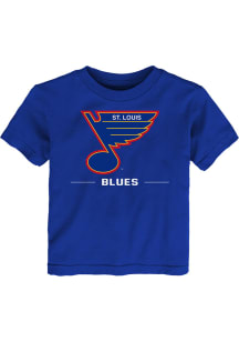 St Louis Blues Toddler Blue Reissue Short Sleeve T-Shirt