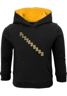 Pittsburgh Penguins Toddler Black Prime Third Logo Long Sleeve Hooded Sweatshirt