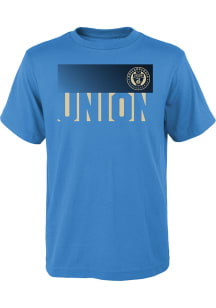 Philadelphia Union Youth Light Blue Gameday Play Short Sleeve T-Shirt