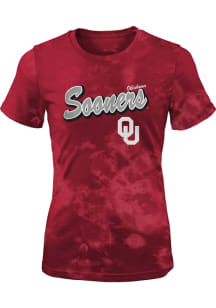 Oklahoma Sooners Girls Cardinal Dream Team Short Sleeve Fashion T-Shirt