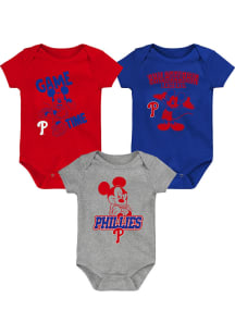 Philadelphia Phillies Baby Red Game Time One Piece