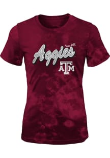Texas A&amp;M Aggies Girls Maroon Dream Team Short Sleeve Fashion T-Shirt