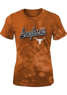 Texas Longhorns Girls Burnt Orange Dream Team Short Sleeve Fashion T-Shirt