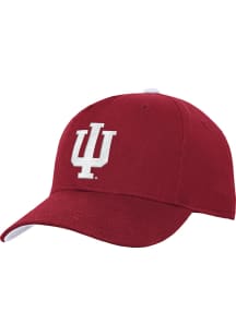 Pre Curved Snapback Indiana Hoosiers Youth Adjustable Hat - Cardinal