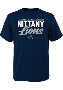 Penn State Nittany Lions Youth Black Institutions Slogan Short Sleeve T-Shirt