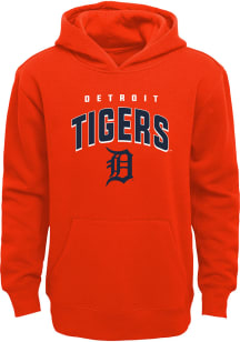 Detroit Tigers Youth Navy Blue Stadium Classic Long Sleeve Hoodie