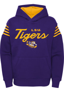 LSU Tigers Youth Purple Champ Is Here Long Sleeve Hoodie
