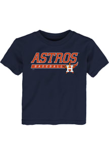 Houston Astros Toddler Navy Blue Take The Lead Short Sleeve T-Shirt