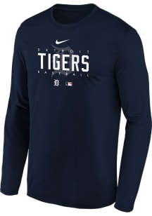 Nike Detroit Tigers Youth Navy Blue Legend Team Issue Long Sleeve T-Shirt