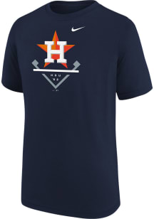 Nike Houston Astros Youth Navy Blue Icon Legend Short Sleeve T-Shirt