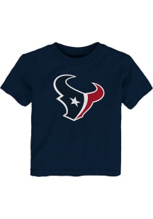 Houston Texans Toddler Navy Blue Primary Logo Short Sleeve T-Shirt