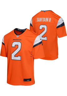 Patrick Surtain Denver Broncos Youth Orange Nike Home Replica Football Jersey