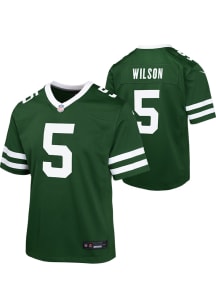 Garrett Wilson New York Jets Youth Green Nike Home Replica Football Jersey