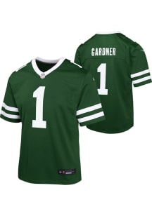 Sauce Gardner New York Jets Youth Green Nike Home Replica Football Jersey