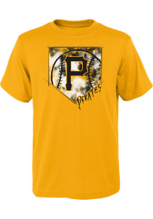 Pittsburgh Pirates Youth Gold Home Field Short Sleeve T-Shirt