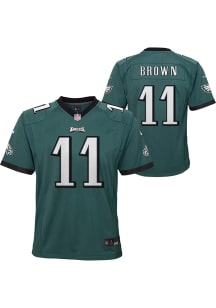 PHI Eagles Yth Teal Brown Home Replica Football Jersey